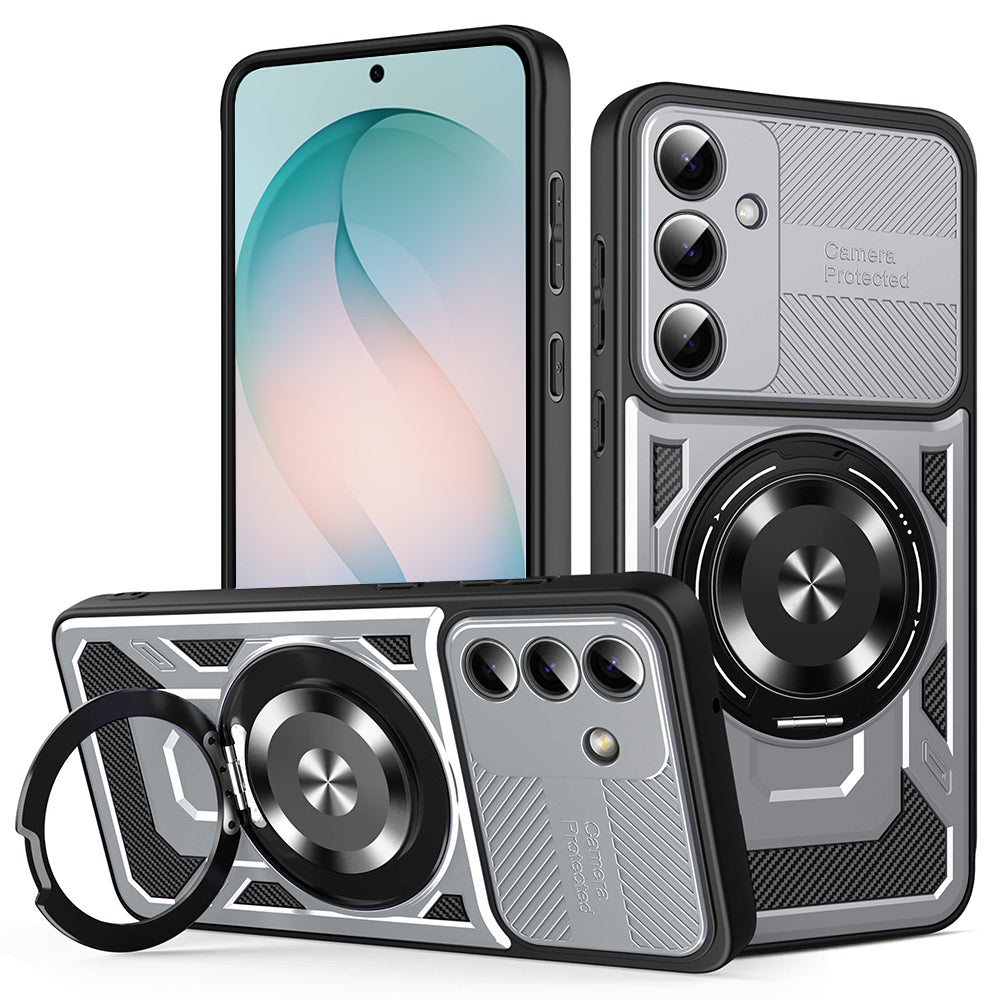 Coque pour Samsung Galaxy S26 Plus S947, Techsuit, RuggedCam, Gris