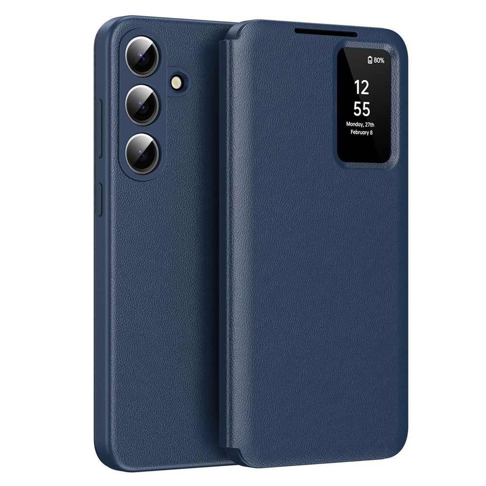 Étui pour Samsung Galaxy S26 Plus S947, Techsuit, SmartView, Bleu