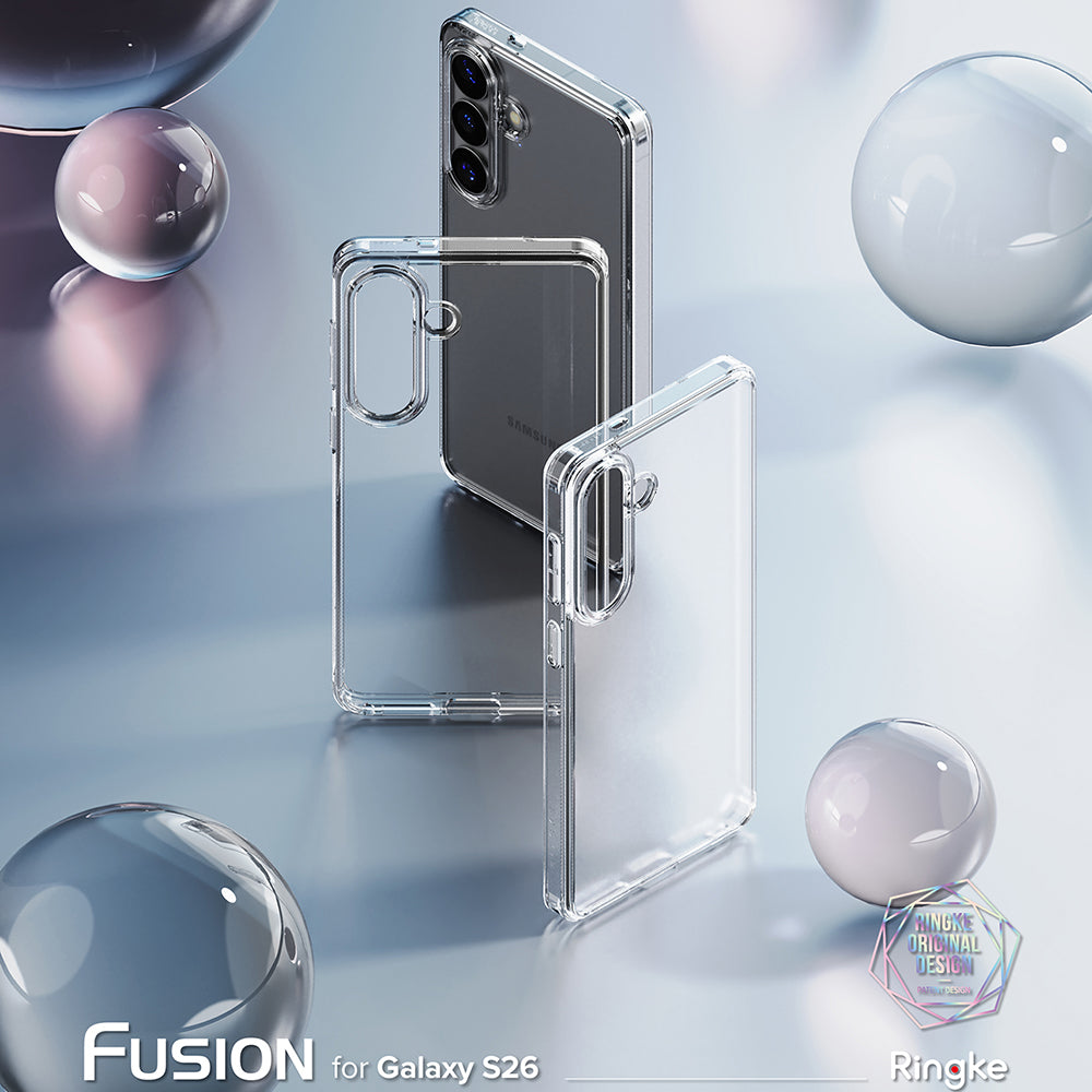 Étui pour Samsung Galaxy S26 S942, Ringke, Fusion, Transparent