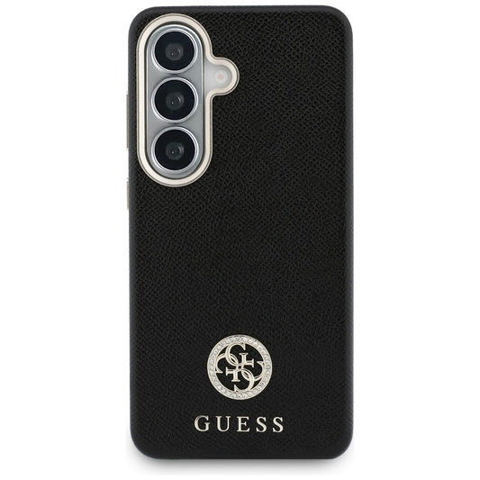 Housse pour Samsung Galaxy S26 S942, Guess, Rhinestone Round Logo, Noire