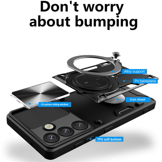 Étui pour Samsung Galaxy S26, Techsuit, CamGuard Pro, Bleu