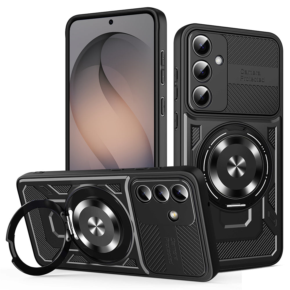 Coque pour Samsung Galaxy S26 S942, Techsuit, RuggedCam, Noire