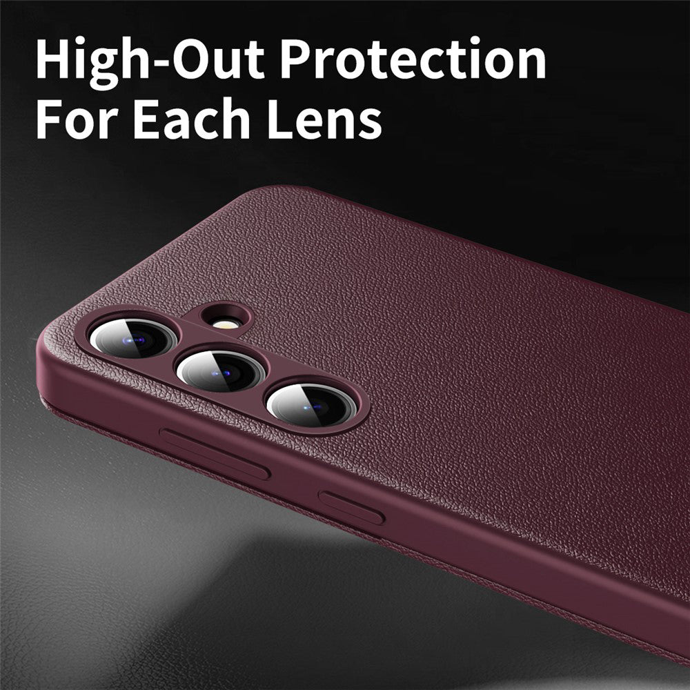 Étui pour Samsung Galaxy S26 S942, Techsuit, SmartView, Rouge