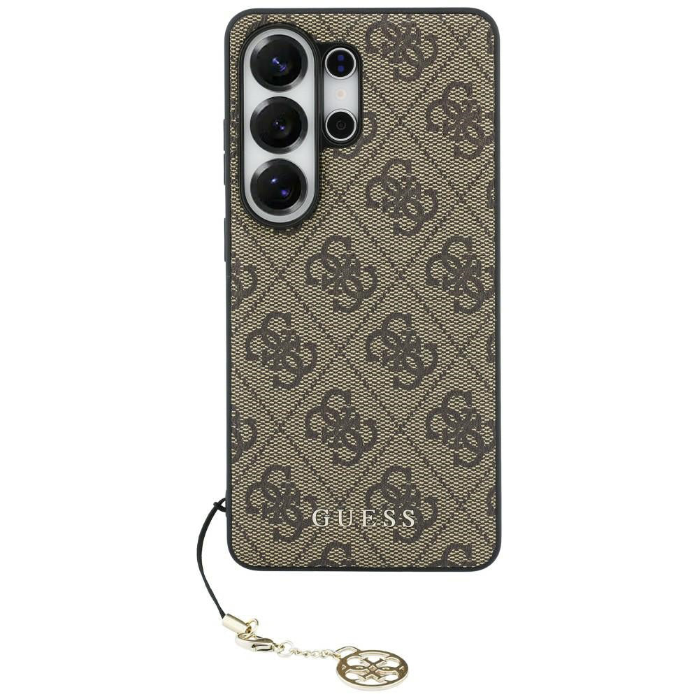 Étui pour Samsung Galaxy S26 Ultra S948, Guess, 4G Classic Logo Charm, Marron