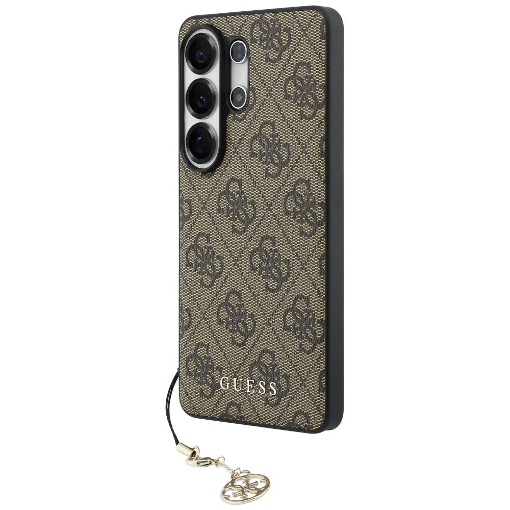 Étui pour Samsung Galaxy S26 Ultra S948, Guess, 4G Classic Logo Charm, Marron
