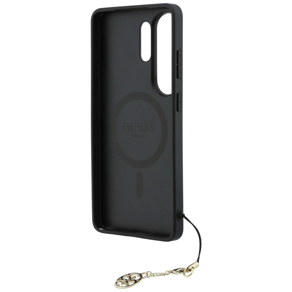Étui pour Samsung Galaxy S26 Ultra S948, Guess, 4G Classic Logo Charm, Marron