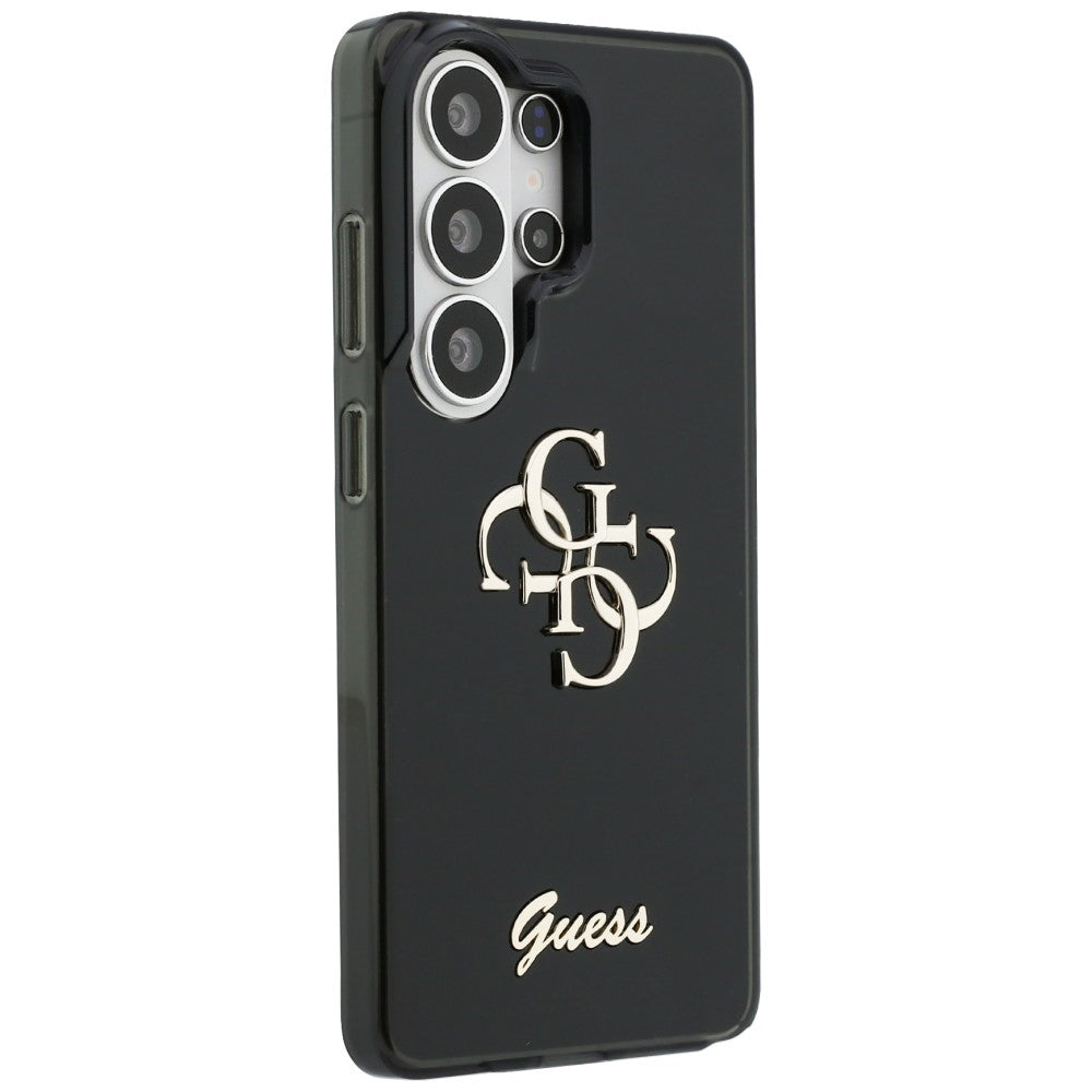 Étui pour Samsung Galaxy S26 Ultra S948, Guess, IML Big Metal 4G Script, Noir