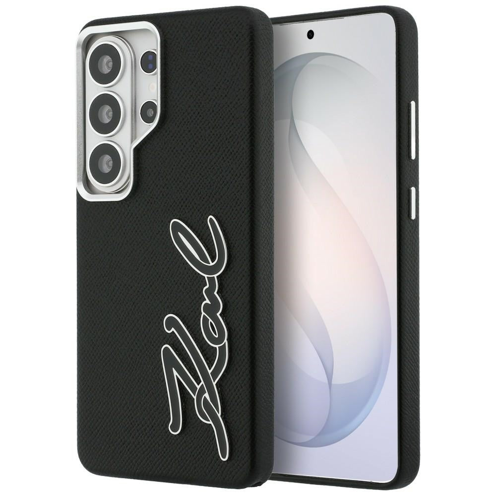 Case for Samsung Galaxy S26 Ultra S948, Karl Lagerfeld, Signature Resin Logo, Black