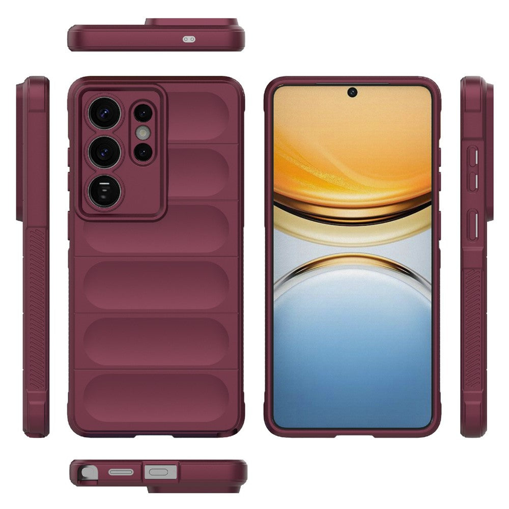 Case for Samsung Galaxy S26 Ultra S948, Techsuit, Magic Shield, Burgundy
