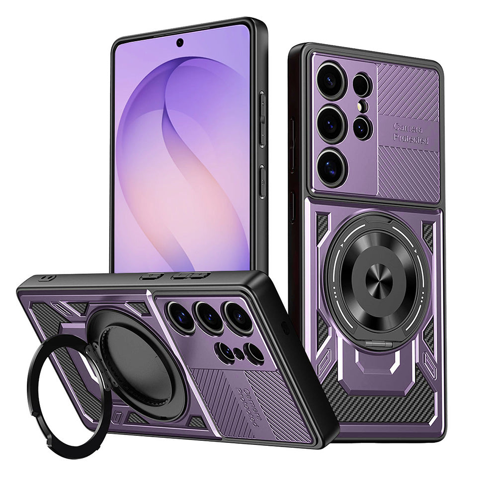 Étui pour Samsung Galaxy S26 Ultra S948, Techsuit, RuggedCam, Violet