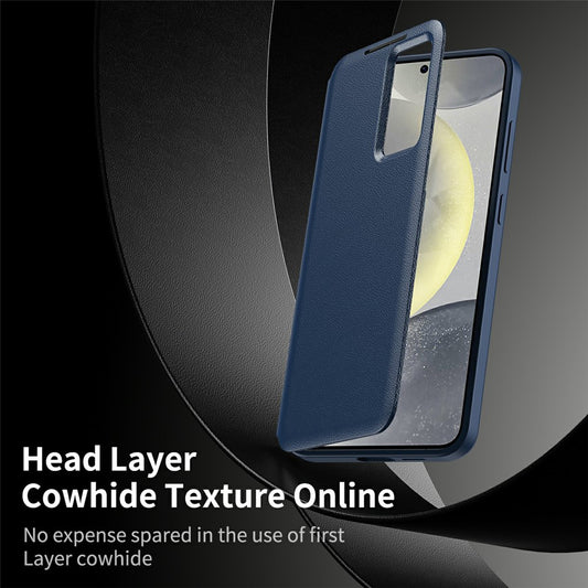 Étui pour Samsung Galaxy S26 Ultra, Techsuit, SmartView, Bleu