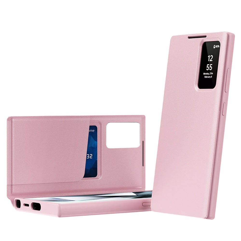 Étui pour Samsung Galaxy S26 Ultra S948, Techsuit, SmartView, Rose