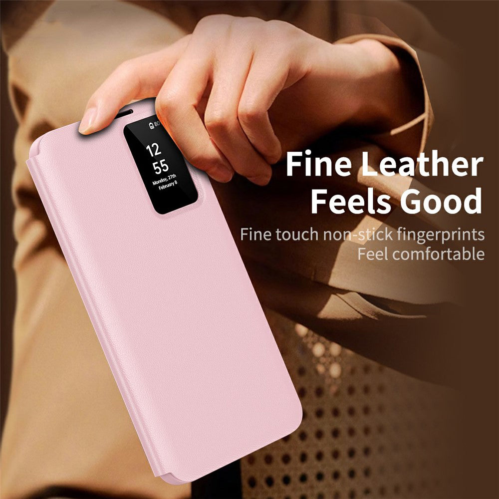 Étui pour Samsung Galaxy S26 Ultra S948, Techsuit, SmartView, Rose