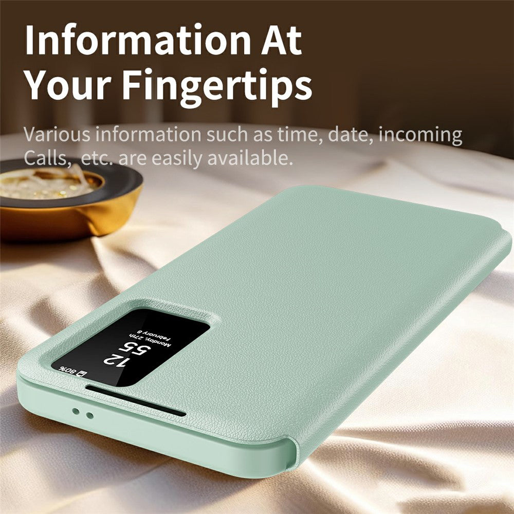 Étui pour Samsung Galaxy S26 Ultra S948, Techsuit, SmartView, Vert