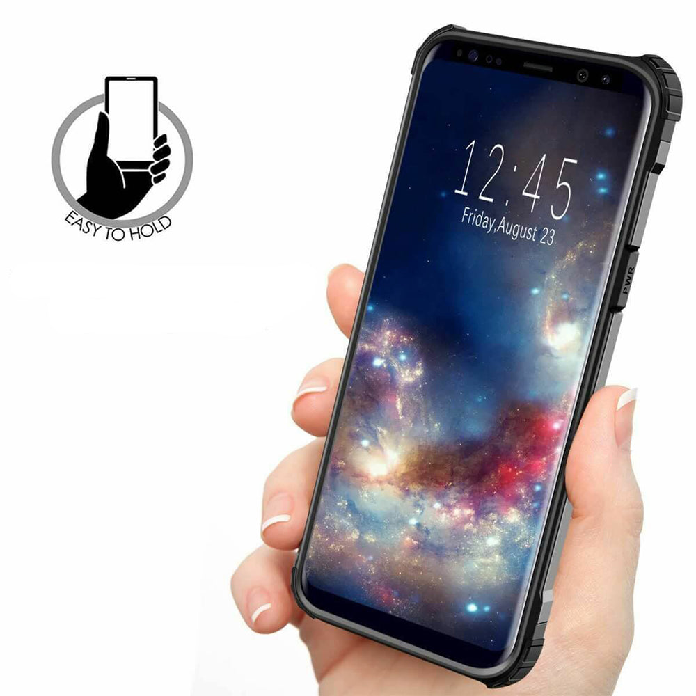 Coque pour Samsung Galaxy S6 G920, Techsuit, Hybrid Armor, Noire