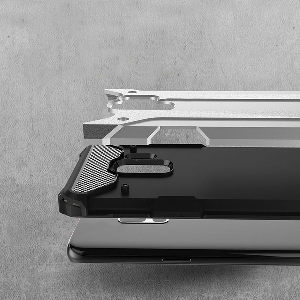 Coque pour Samsung Galaxy S9 G960, Techsuit, Hybrid Armor, Noire