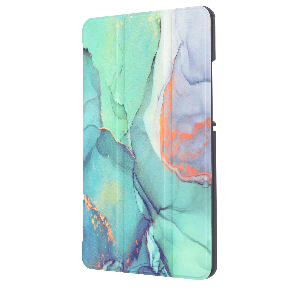 Étui pour Samsung Galaxy Tab A11 / Tab A9, Techsuit, FoldPro Green Time, Multicolore