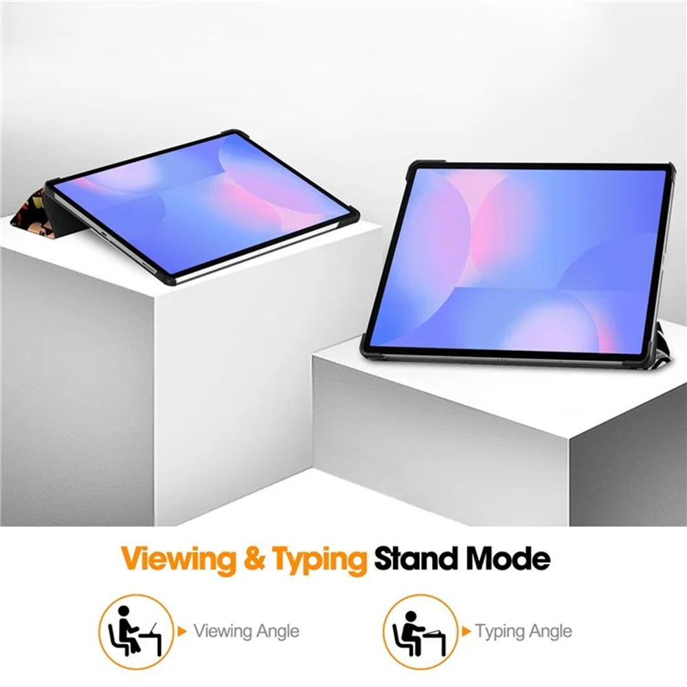 Coque pour Samsung Galaxy Tab S10 FE+, Techsuit, FoldPro Urban Vibe, Multicolore