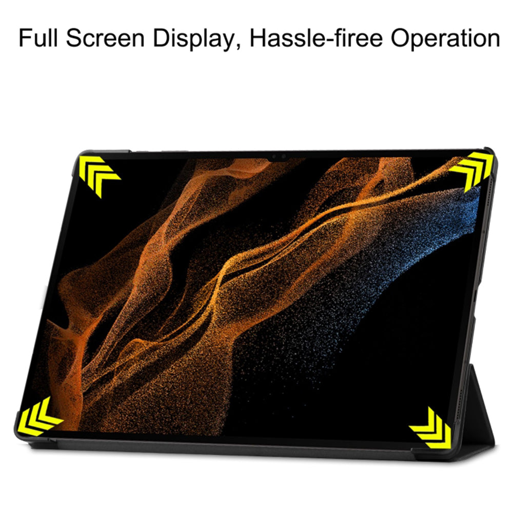 Étui pour Samsung Galaxy Tab S10+ / Tab S9 FE+ / Tab S9+, Techsuit, FoldPro, Noir