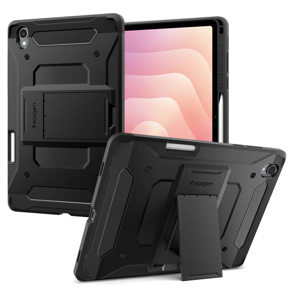 Étui pour Samsung Galaxy Tab S11, Spigen, Tough Armor Pro, Noir ACS10211