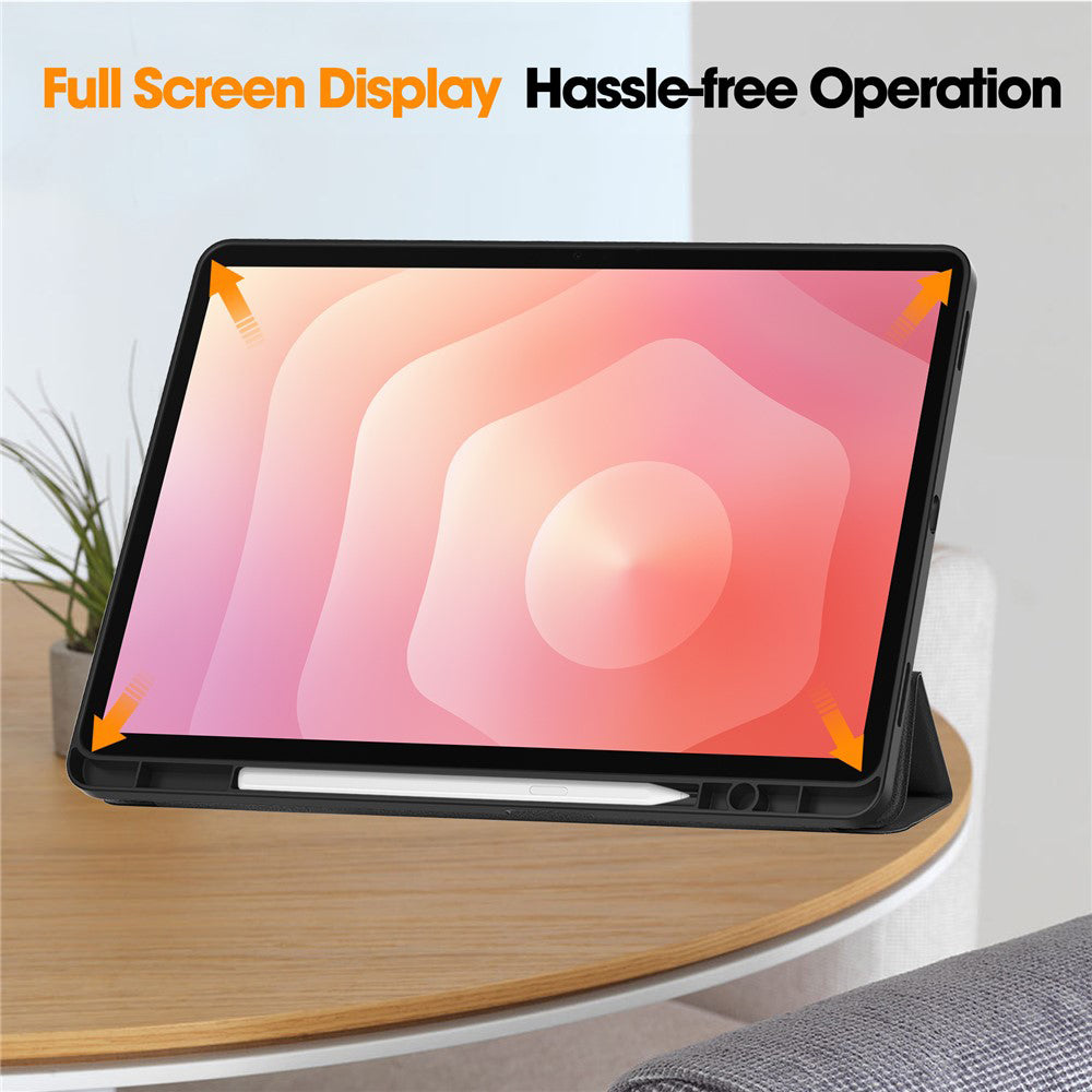 Housse pour Samsung Galaxy Tab S12 Plus, Techsuit, Flex Trifold, Gris