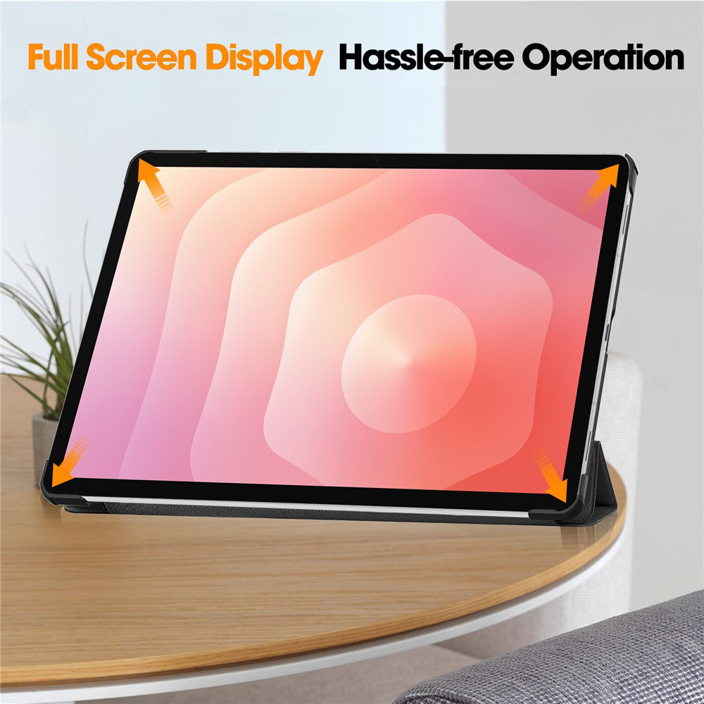 Housse pour Samsung Galaxy Tab S12 Plus, Techsuit, FoldPro, Rose Doré