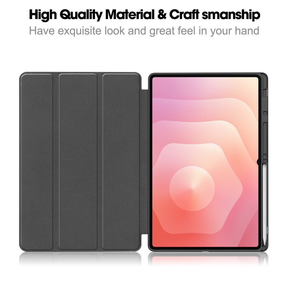 Coque pour Samsung Galaxy Tab S12 Ultra / Tab S11 Ultra, Techsuit, Flex Trifold, Vert Matcha