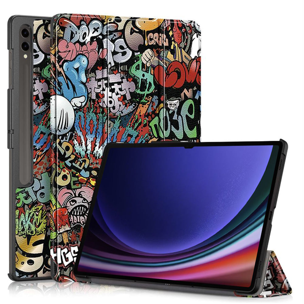 Coque pour Samsung Galaxy Tab S8 Ultra, Techsuit, FoldPro Urban Vibe, Multicolore