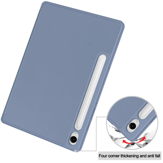 Housse pour Samsung Galaxy Tab S9 FE / Tab S9 / Tab S10 FE, Techsuit, Flex Trifold, Bleu marine