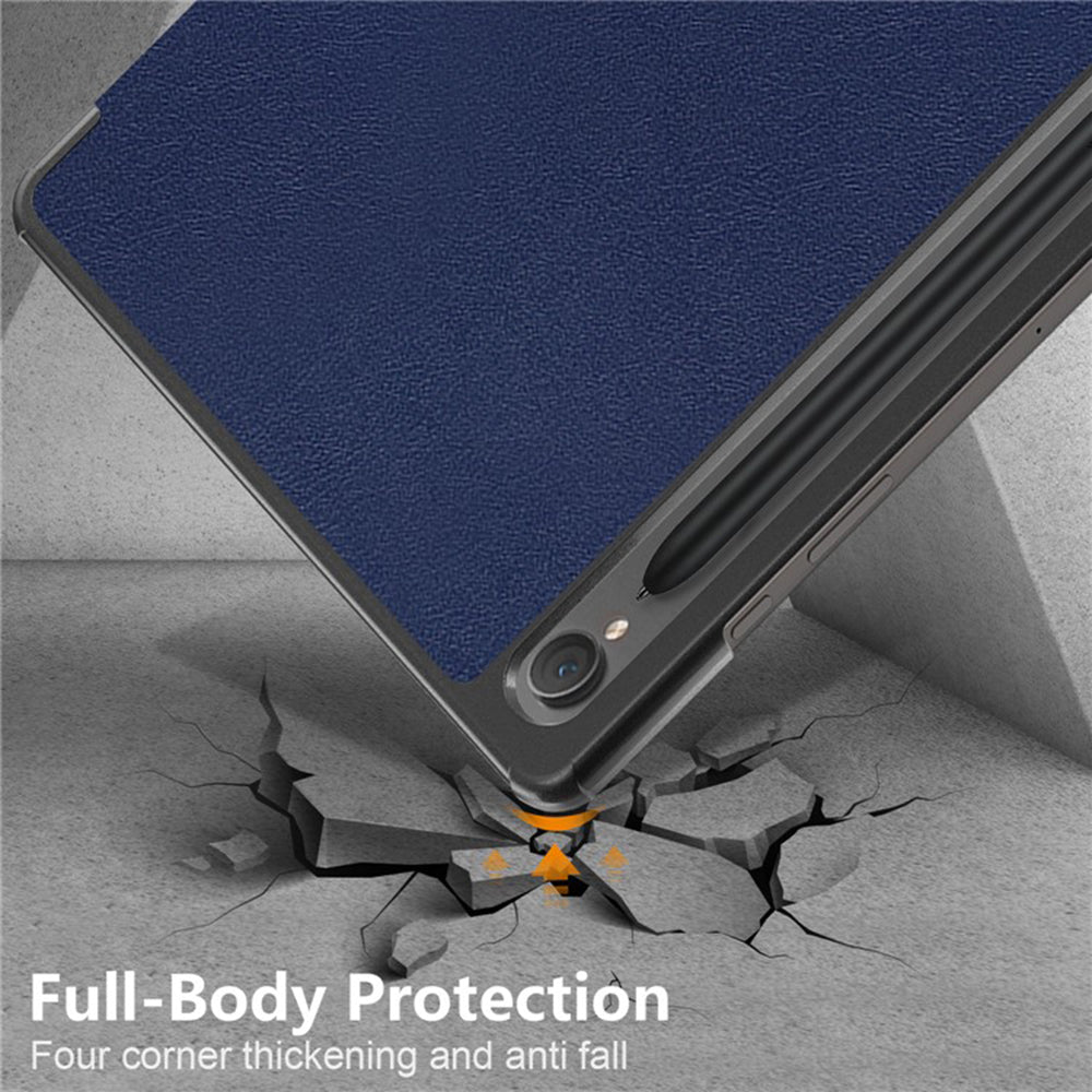 Coque pour Samsung Galaxy Tab S9 FE / Tab S9 / Tab S10 FE, Techsuit, FoldPro, Bleue