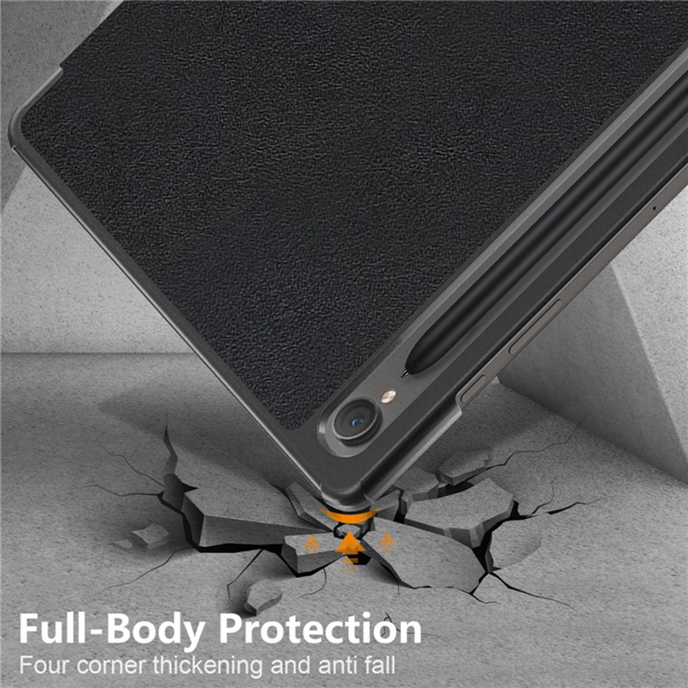 Coque pour Samsung Galaxy Tab S9 FE / Tab S9 / Tab S10 FE, Techsuit, FoldPro Butterfly, Multicolore