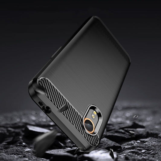 Case for Samsung Galaxy Xcover7 G556, Techsuit, Carbon, Black