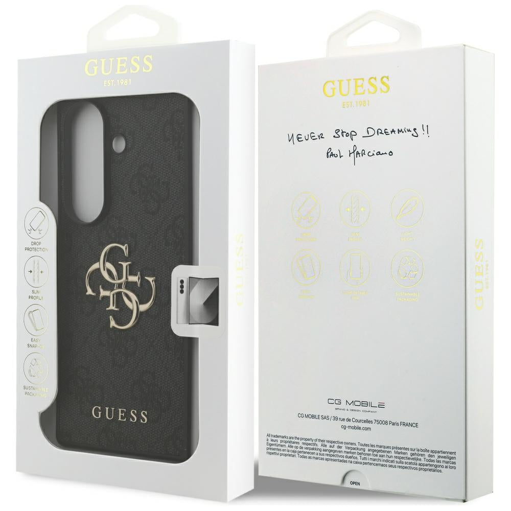 Étui pour Samsung Galaxy Z Fold7 F966, Guess, 4G Big Logo, Noir