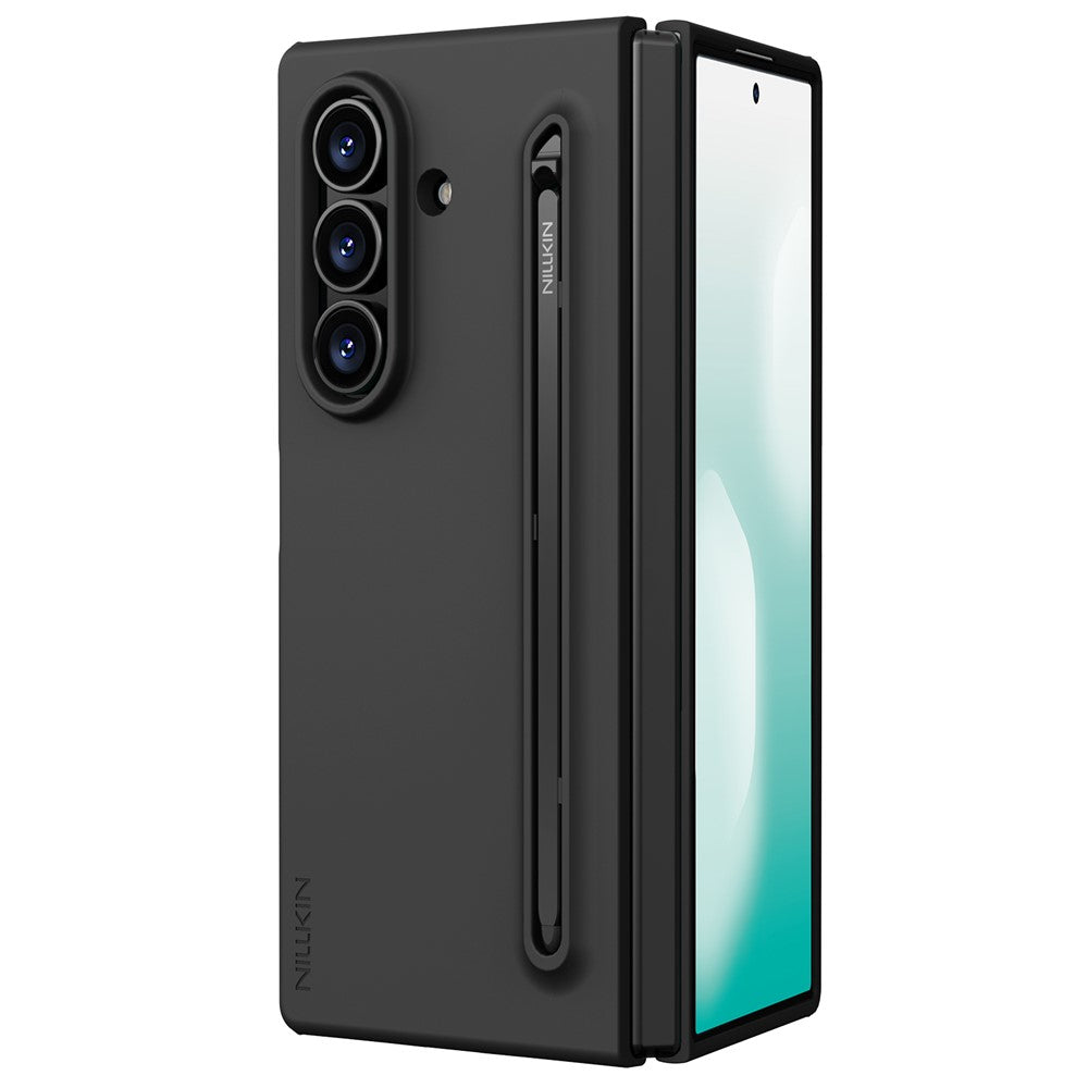 Coque pour Samsung Galaxy Z Fold7 F966, Nillkin, Flex Pure avec support S-Pen, Noire