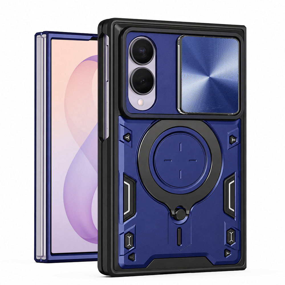 Coque pour Samsung Galaxy Z Fold8 F971, Techsuit, CamGuard Pro, Bleue