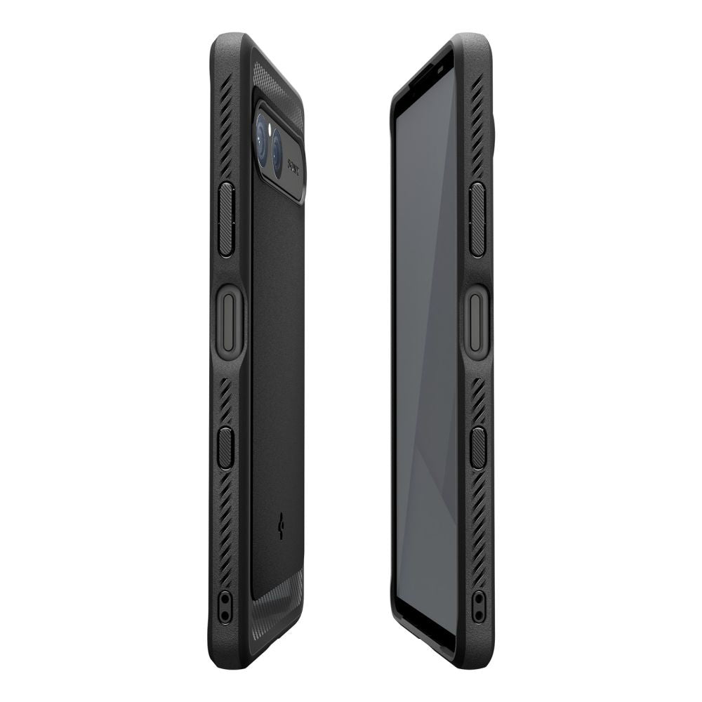 Case for Sony Xperia 10 VII, Spigen, Rugged Armor, Black ACS09592