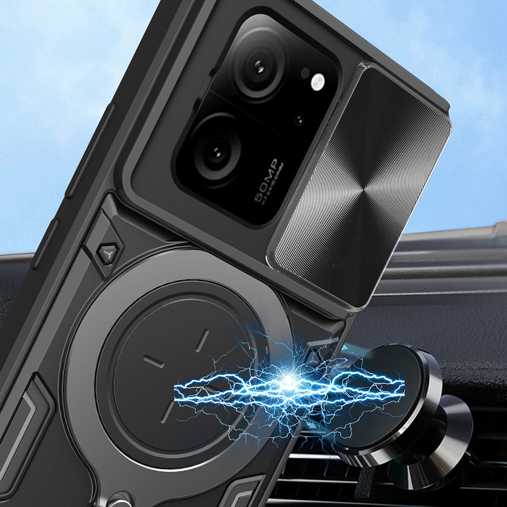 Coque pour Xiaomi 13T Pro / 13T, Techsuit, CamGuard Pro, Noire