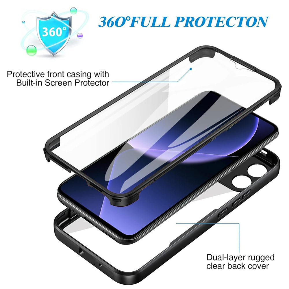 Coque pour Xiaomi 13T Pro / 13T, Techsuit, ColorVerse 360, Noire