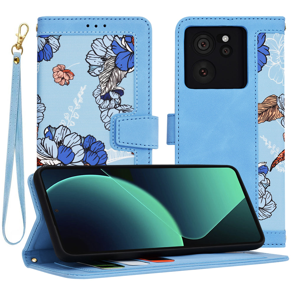 Coque pour Xiaomi 13T Pro / 13T, Techsuit, FlipCraft, Bleu