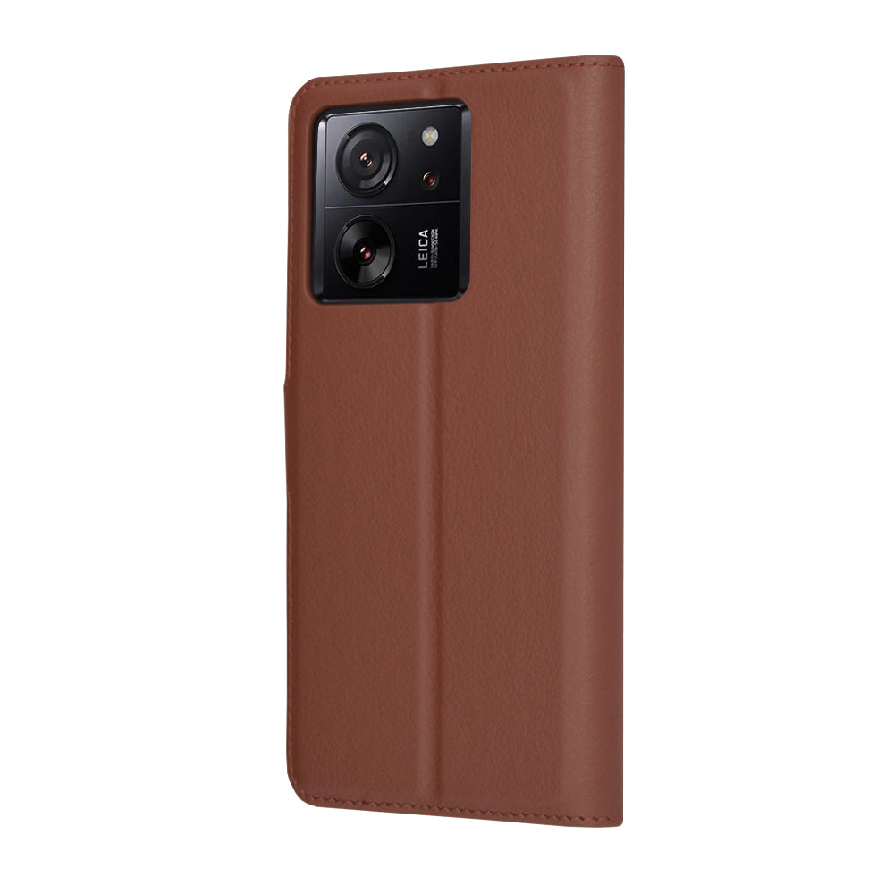 Coque pour Xiaomi 13T Pro / 13T, Techsuit, Leather Folio, Marron