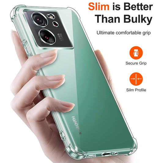 Case for Xiaomi 13T Pro / 13T, Techsuit, Shockproof Clear, Transparent