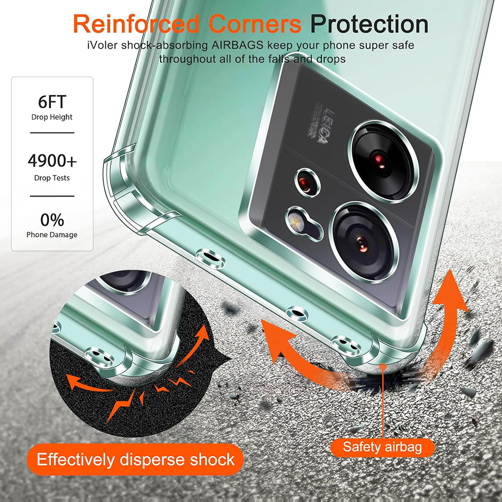 Coque pour Xiaomi 13T Pro / 13T, Techsuit, Antichoc Claire, Transparente