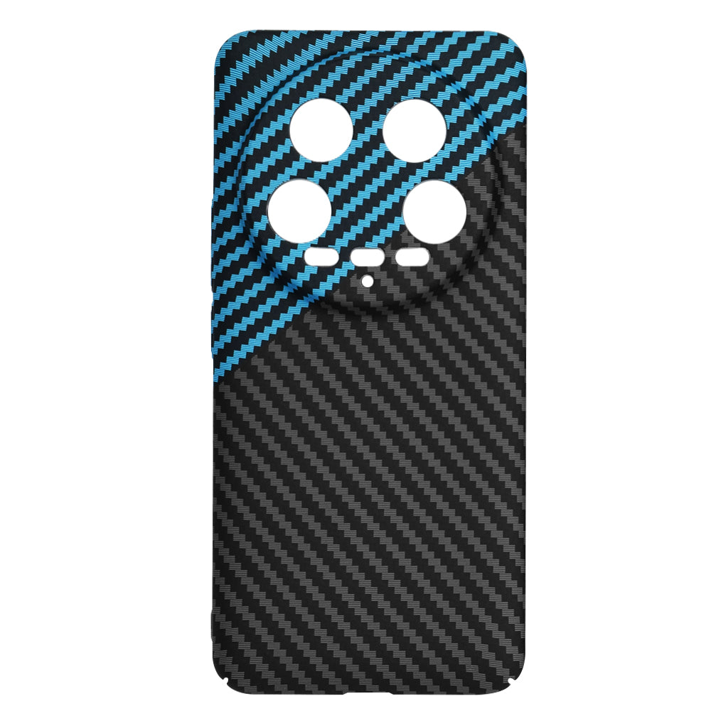Coque pour Xiaomi 14 Ultra, Techsuit, Carbonite FiberShell, Noir Bleu