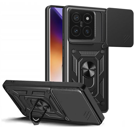 Etui pour Xiaomi 14T Pro, Tech-Protect, CamShield Pro, Noir