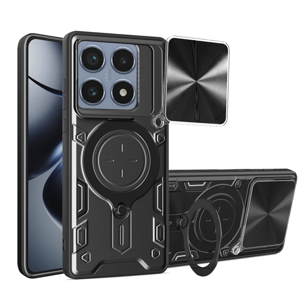 Coque pour Xiaomi 14T Pro, Techsuit, CamGuard Pro, Noire