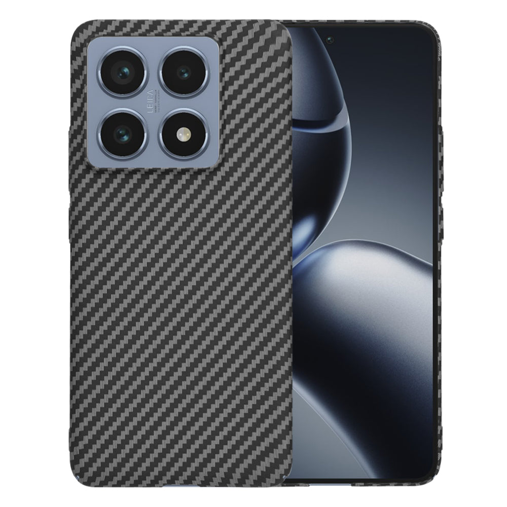 Coque pour Xiaomi 14T Pro, Techsuit, Carbonite FiberShell, Noire