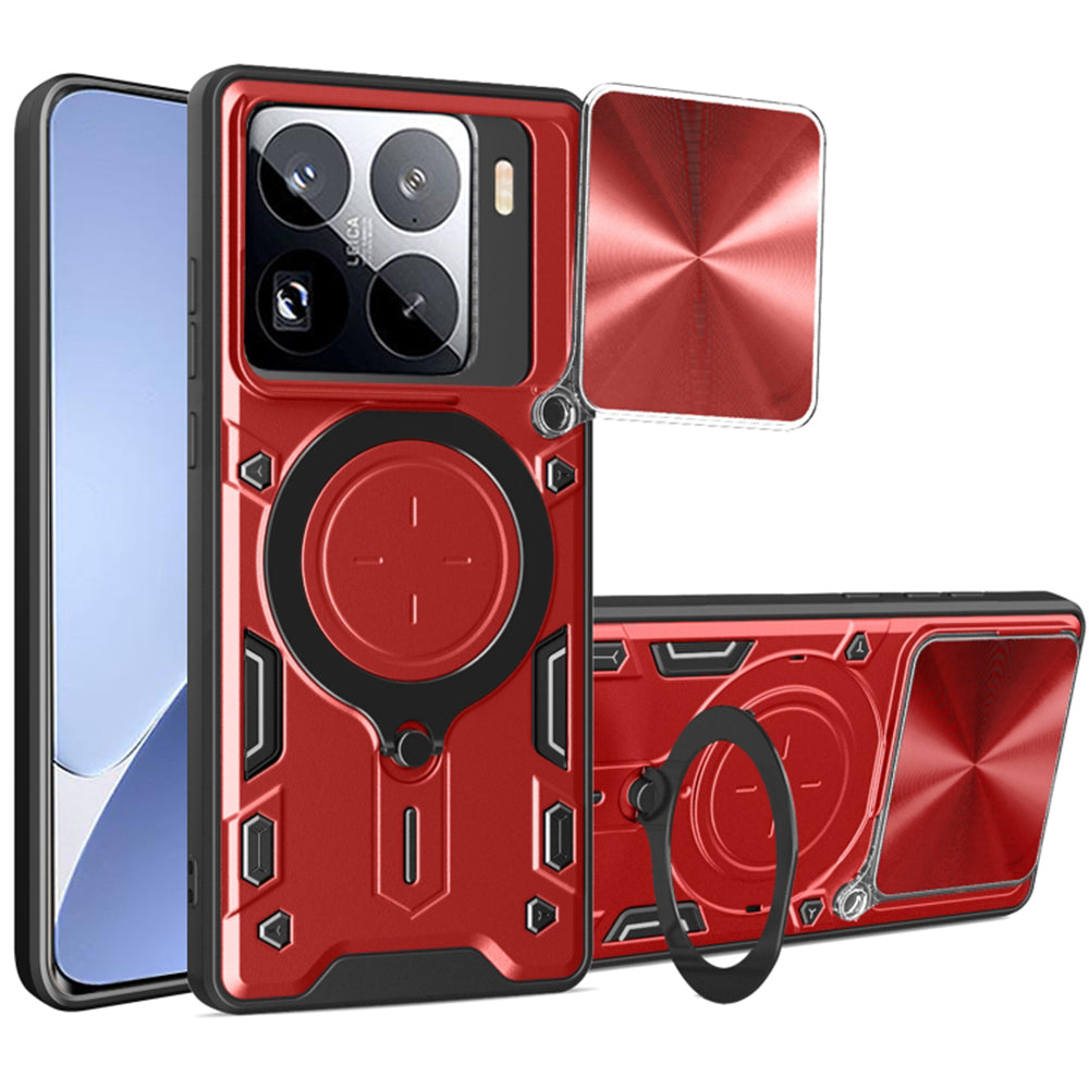 Coque pour Xiaomi 15 Pro, Techsuit, CamGuard Pro, Rouge
