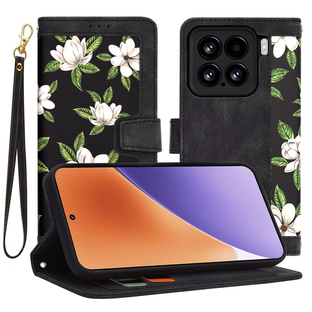 Coque pour Xiaomi 15, Techsuit, FlipCraft, Noire