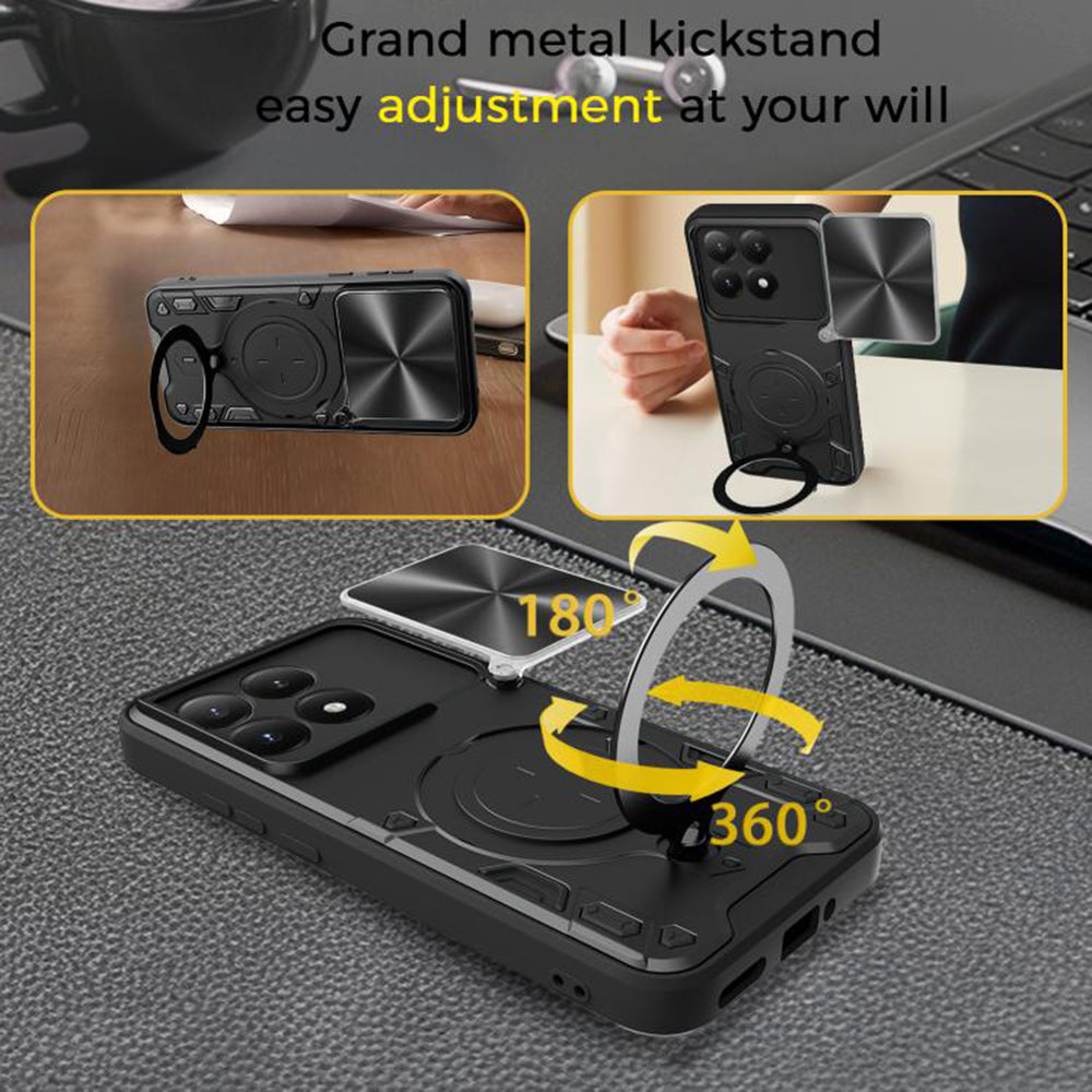 Étui pour Xiaomi 15T, Techsuit, CamGuard Pro, Rose