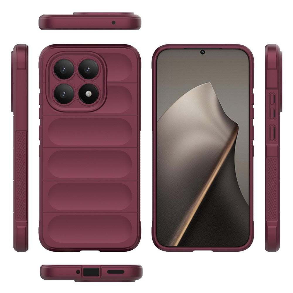 Étui pour Xiaomi 15T, Techsuit, Magic Shield, Cerise
